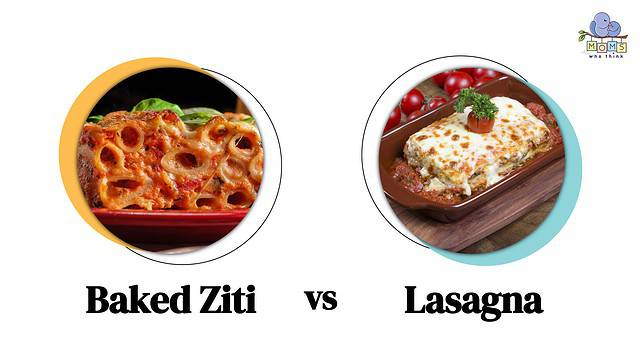 Baked Ziti vs Lasagna Differences
