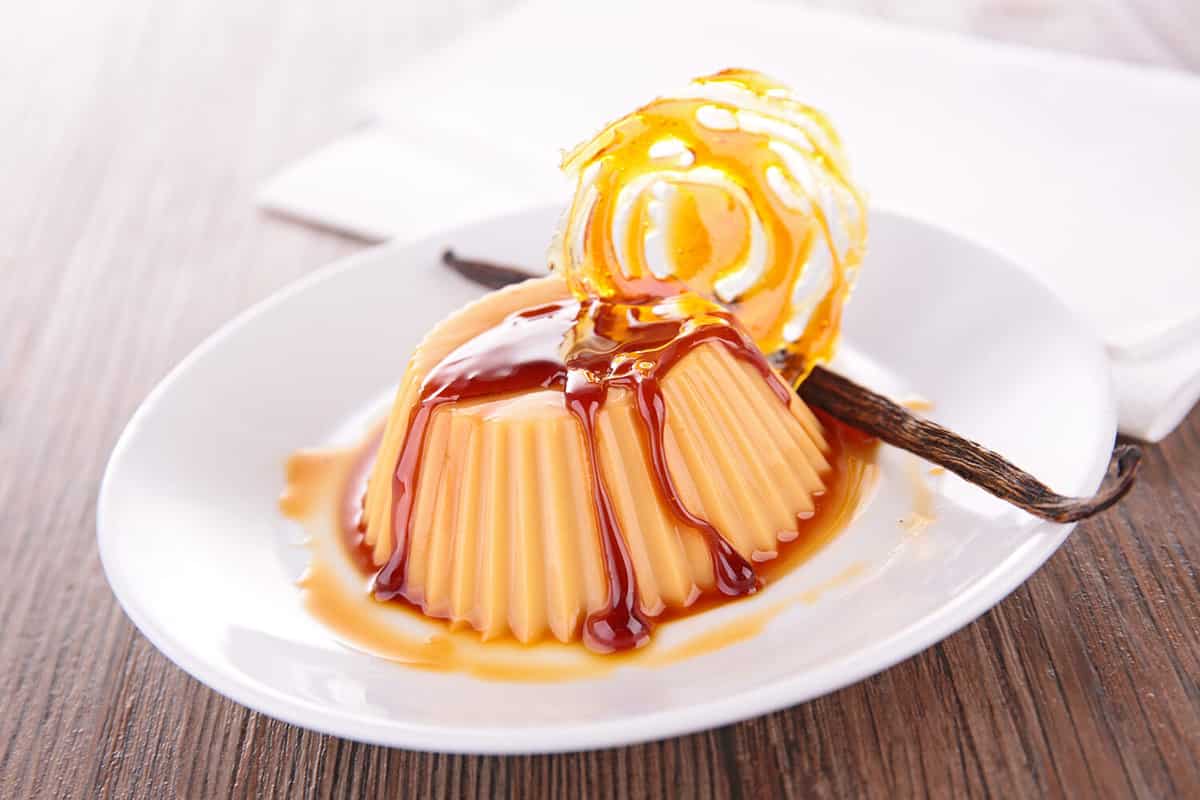 caramel dessert