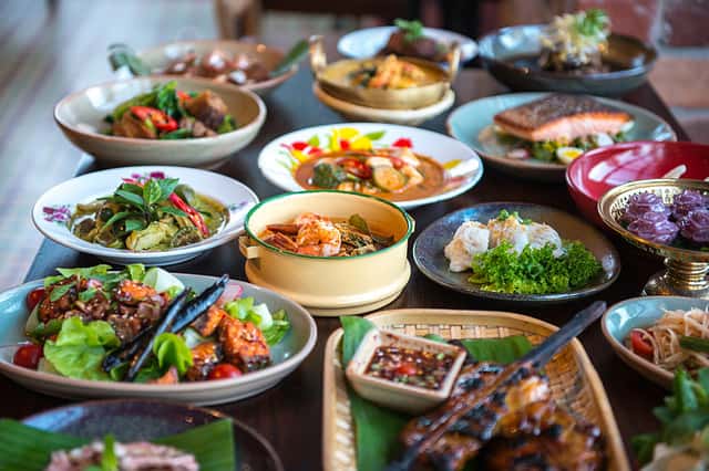 Thai foods.