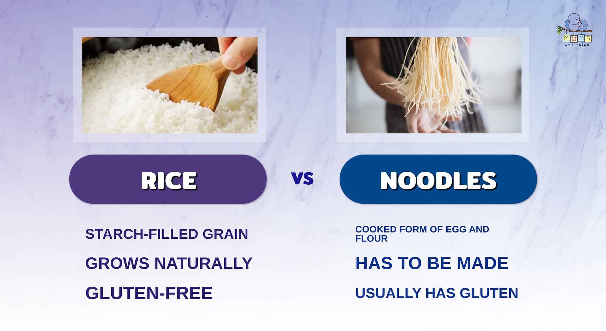 Rice vs. Noodles What's the Difference?