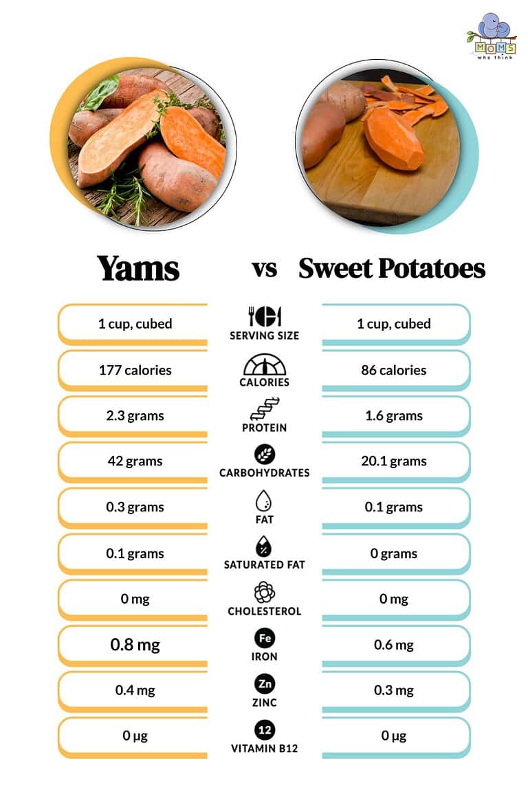 Yam vs. Sweet Potatoes: 7 Key Differences & Full Nutritional Comparison