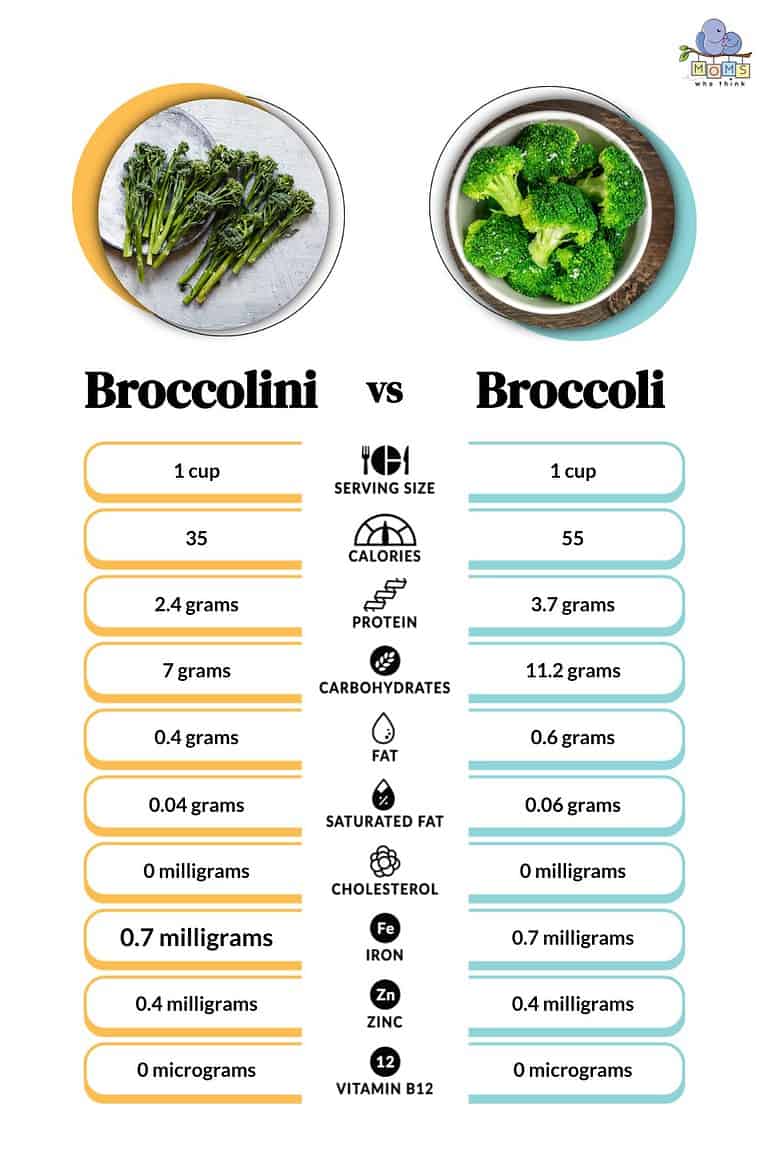 Broccolini vs. Broccoli 4 Key Differences & Nutrition Comparison