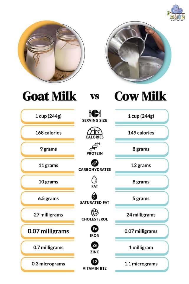 Goat Milk vs. Cow Milk 3 Key Differences from Digestibility to Taste