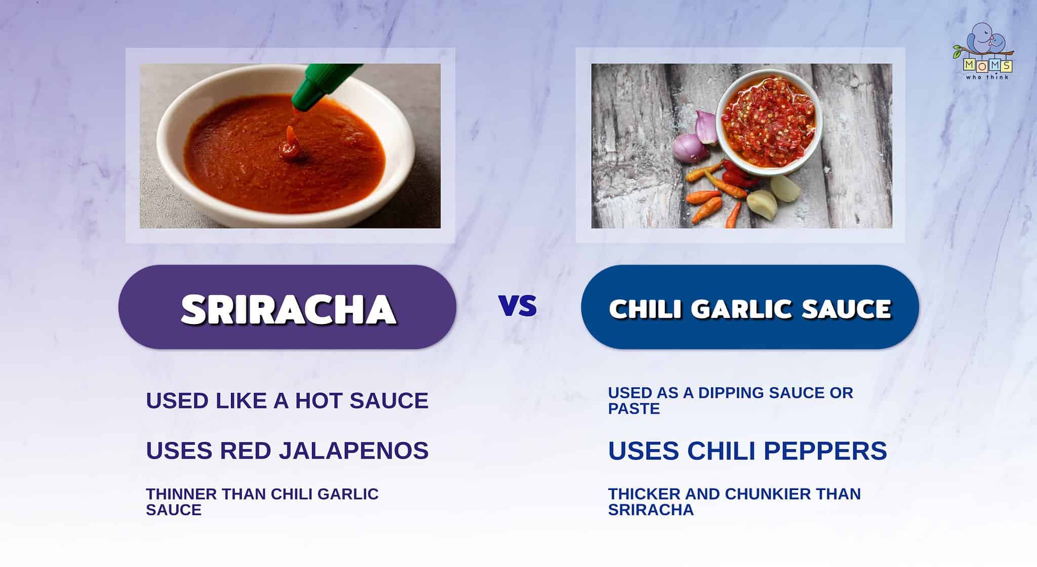 Sriracha vs Chili Garlic Sauce 3 Important Differences Between 2 Sauces
