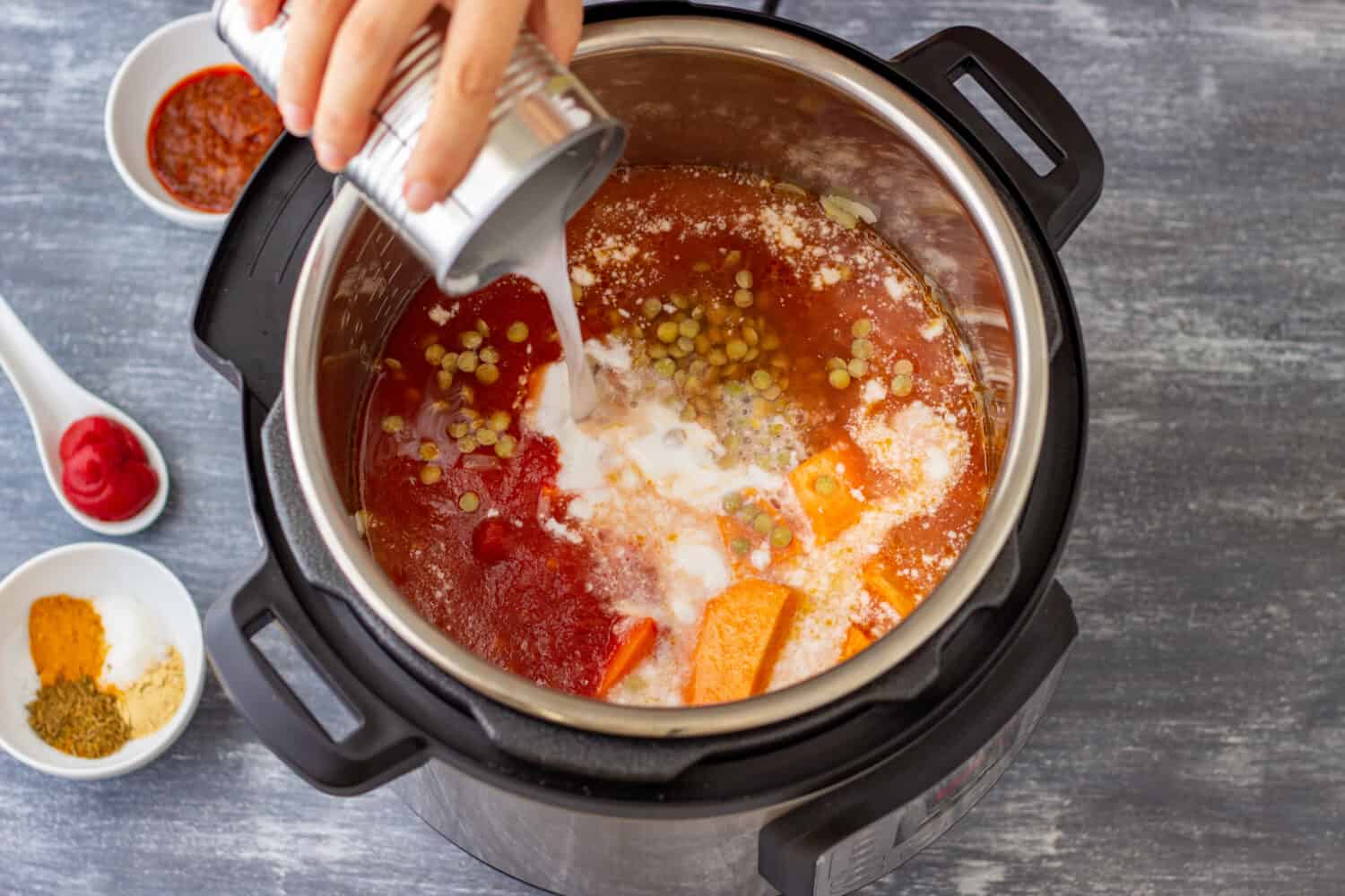 Pressure Cooker Sweet Potato Curry