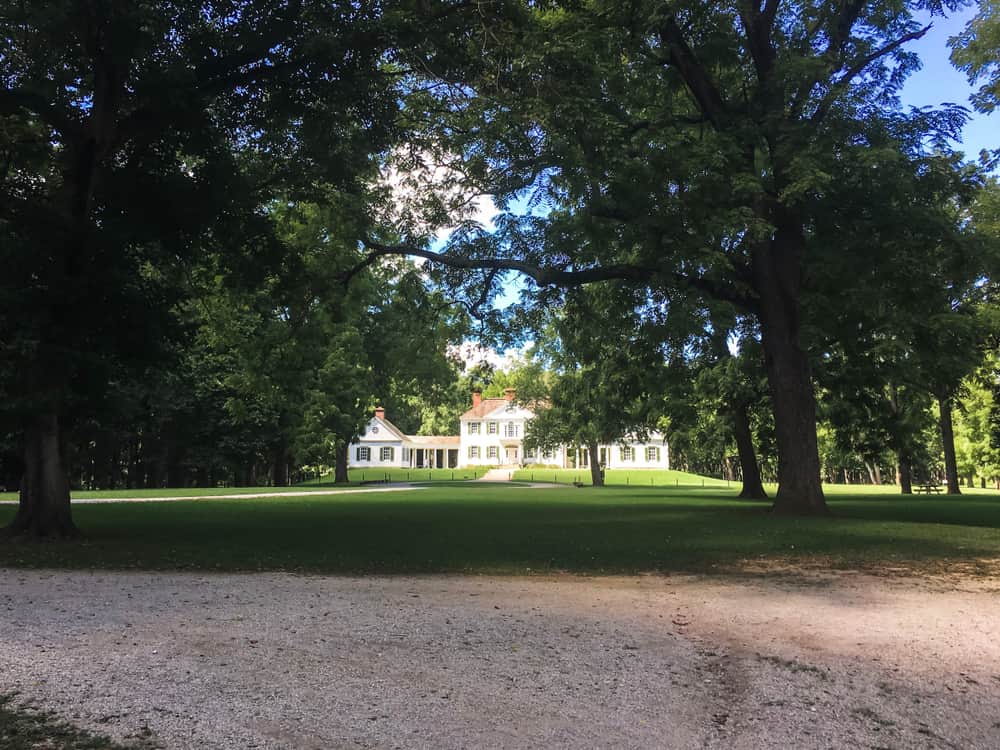 Blennerhassett Island Historical State Park, West Virginia. Palladian mansion.