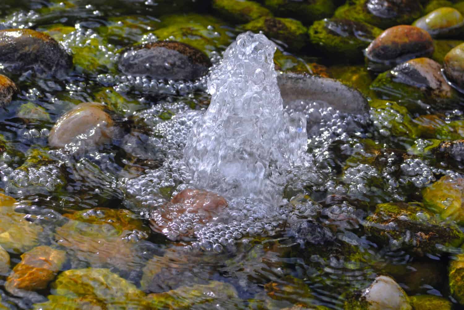 spring water fountain