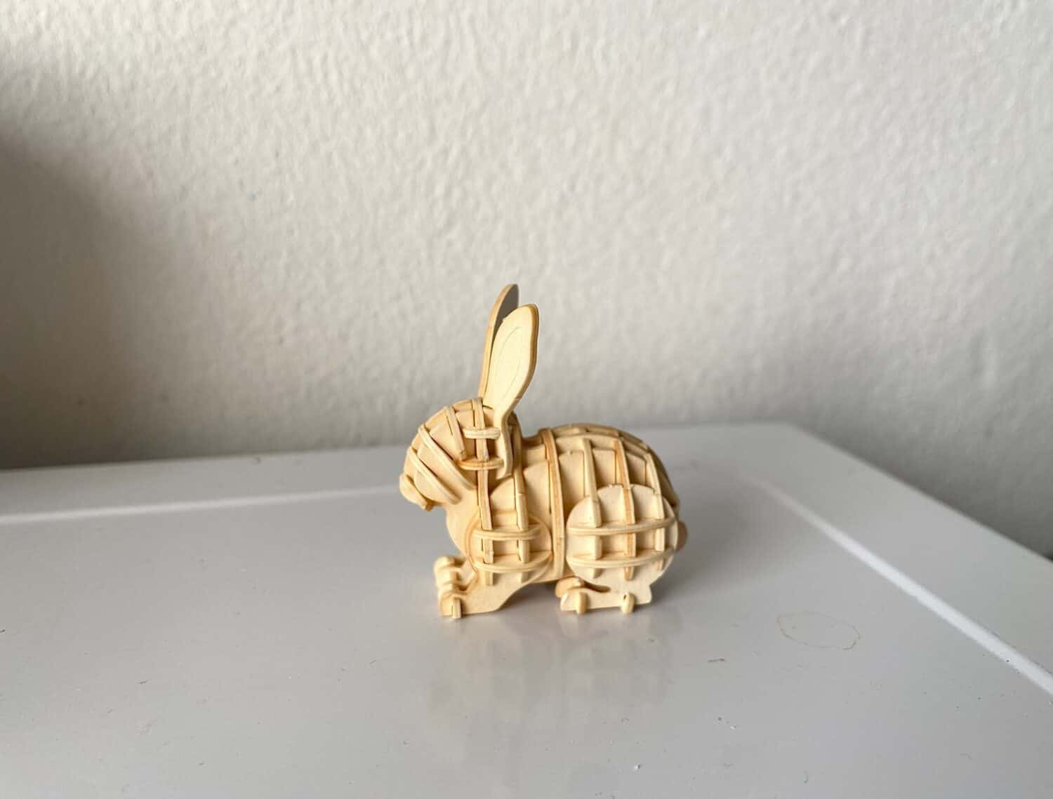 3D rabbit puzzle,  3D wooden model, little bunny, Jigsaw
