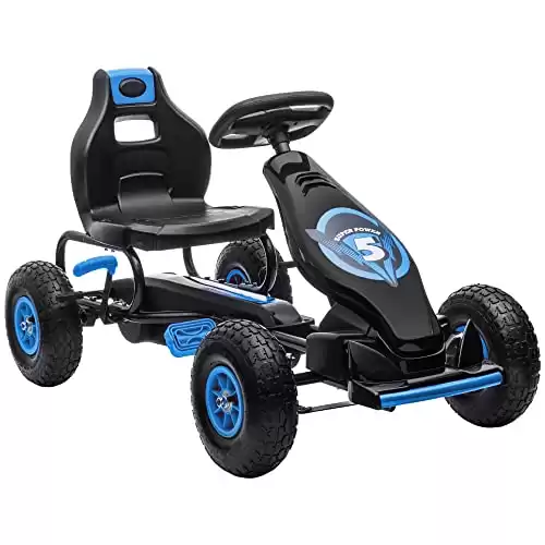 Aosom Kids Pedal Go Kart Ride-on Toy
