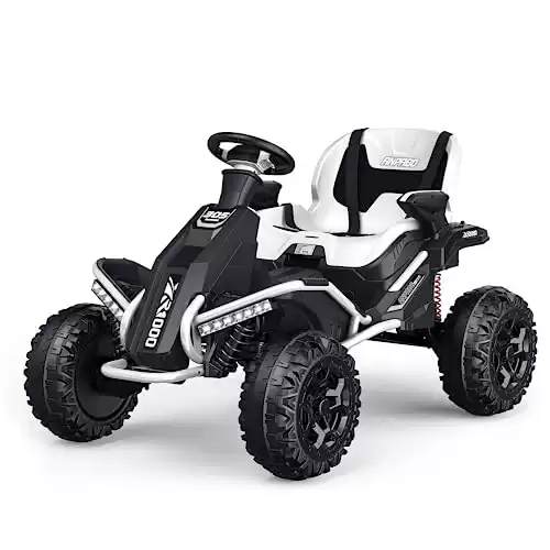 ANPABO 24V 4x4 Ride On Toy for Big Kids, 4x75W 4.5MPH Ride On Car w/Parent Remote