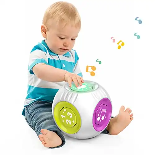 Talkfun Bilingual Musical Learning Cube Toddler Toy