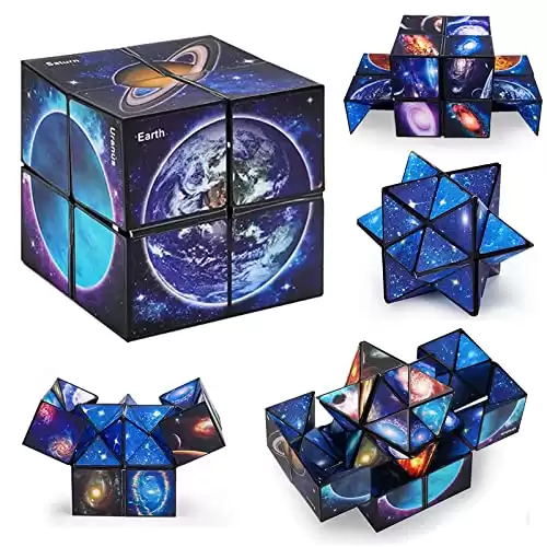 Toys for Boys Age 8-12 Gifts for 9 10 11 12 Year Old Boy Girls, Infinity Cube Fidget Toy for Kids Ages 8-10 Educational Star Cube for Boys Girl Toys 10-12 Years Old Birthday Presents Gift Ideas