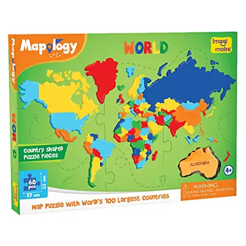 Mapology World Map Puzzle