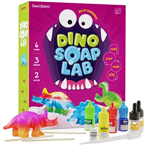Dino Soap Making Kit for Kids: STEM DIY Activity Craft Kits