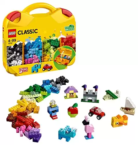LEGO Classic Creative Suitcase 10713 - Includes Sorting Storage Organizer Case