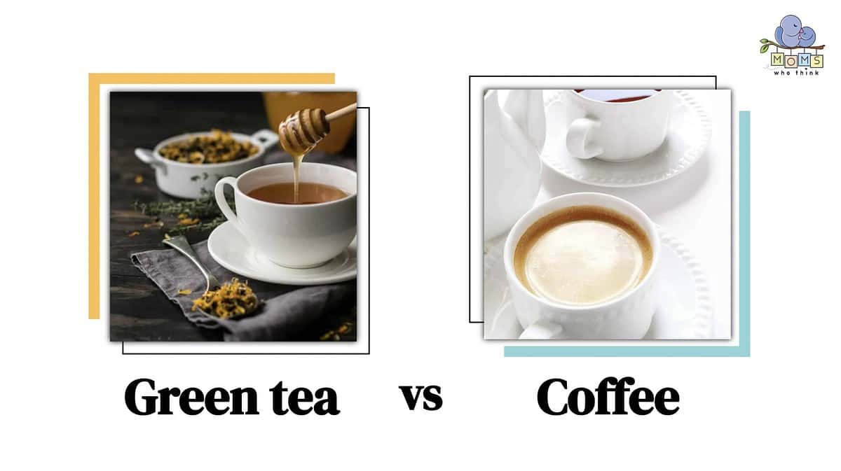 green tea vs. coffee