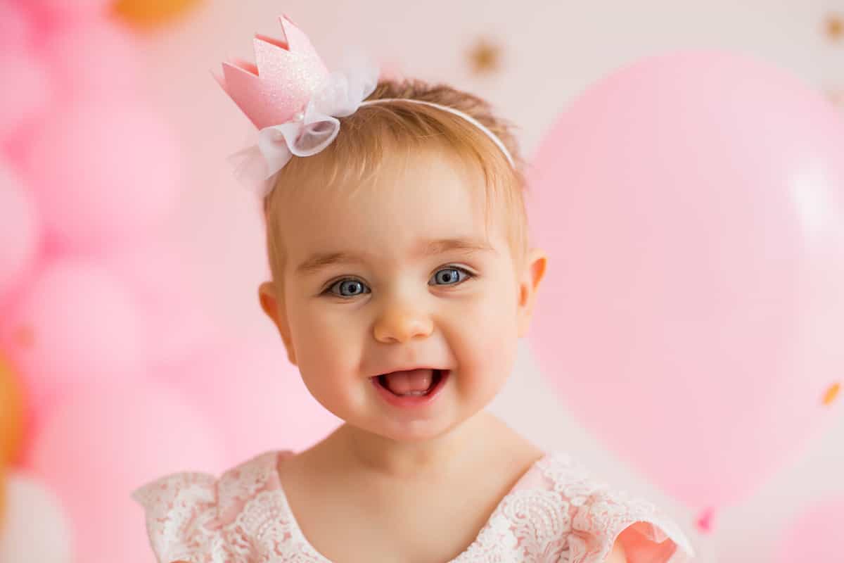 thumbnail image 2 of Glitter Flower Birthday Crown Set For 6 Year Old Girls - Princess Party Headband & Sash 2 of 9