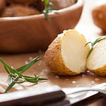 baked potatoes with rosemary