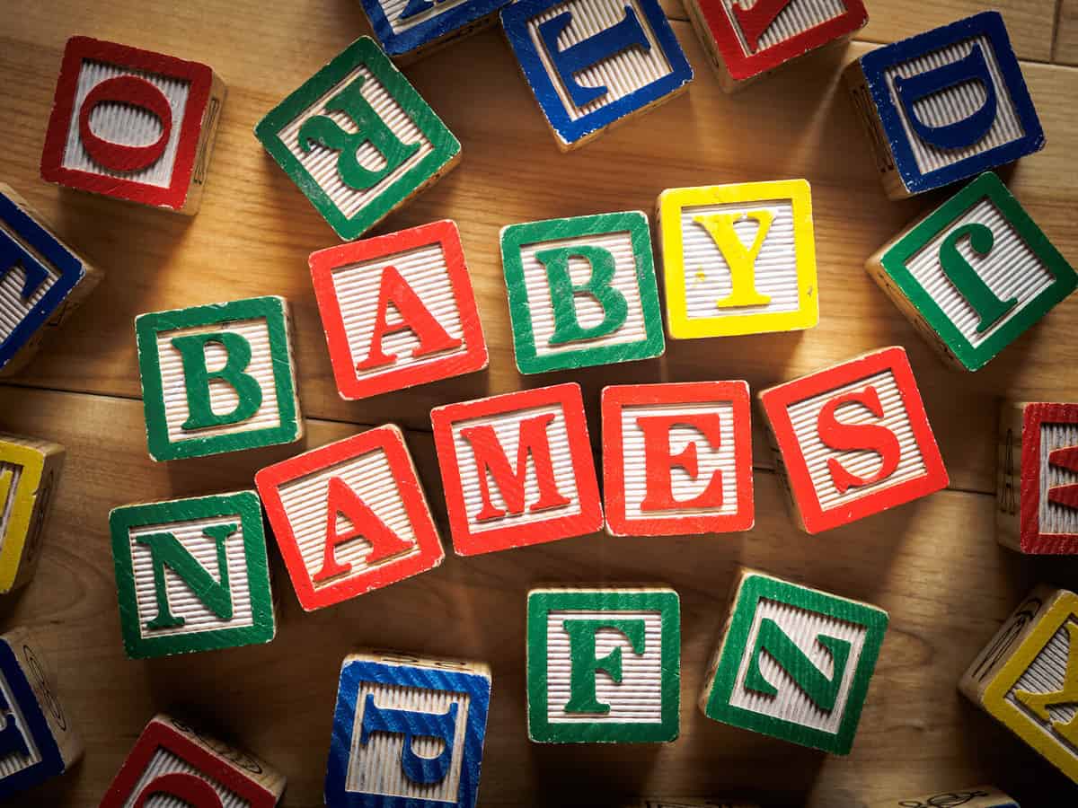 Baby names concept