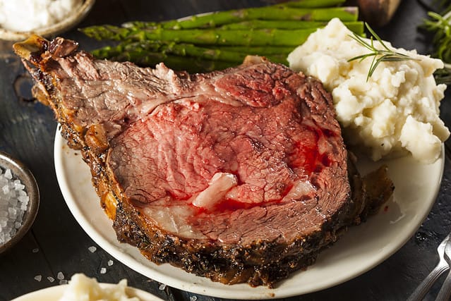 Homemade Grass Fed Prime Rib Roast with Herbs and Spices