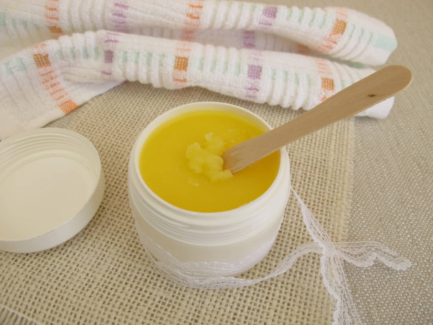 Ghee butter for skin care and as a massage oil