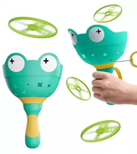 Fullware Flying Disc Launcher & Capture Toy for Kids