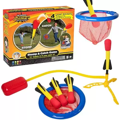 Rocket Stomp and Catch Rocket Launcher Game for Kids