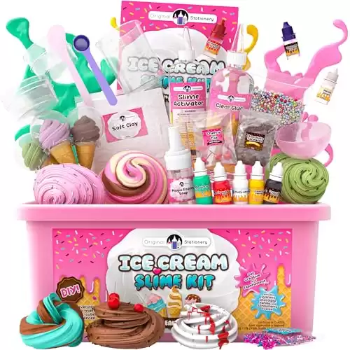 Original Stationery Ice Cream Slime Kit for Girls