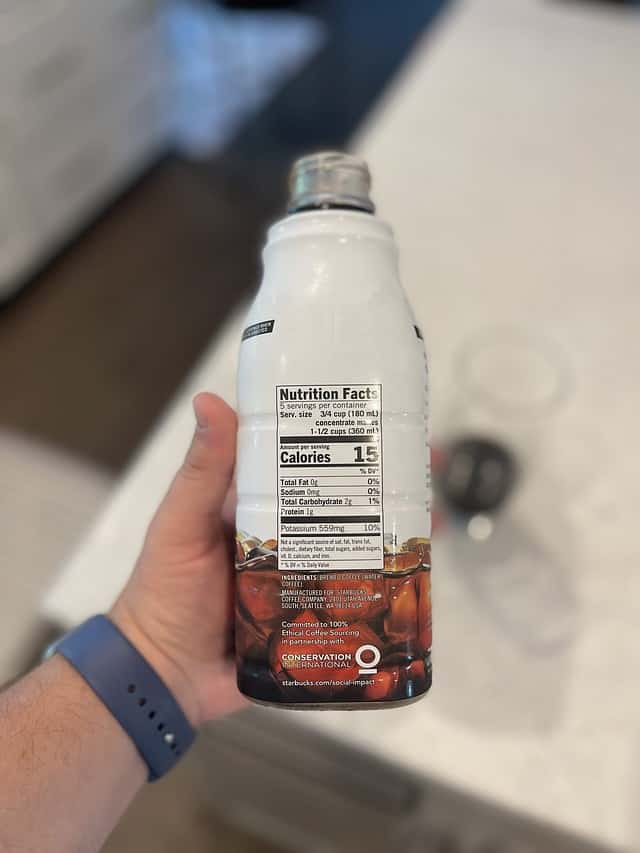 Starbucks Cold Brew Concentrate Review One Reason to Avoid Buying