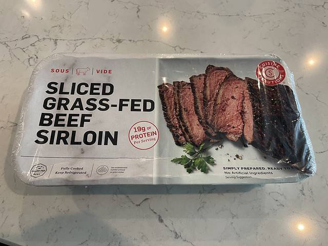 Sliced Grass-Fed Beef Sirlon from Costco