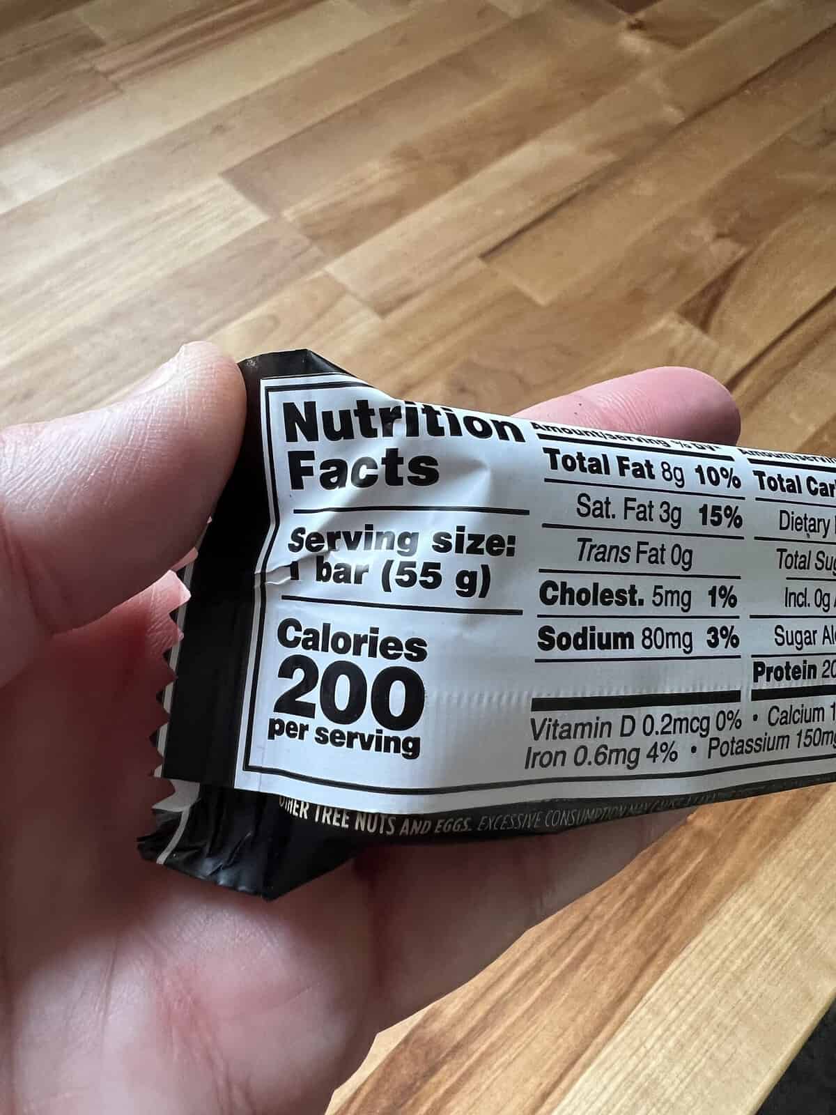 Barebell Protein Bar serving size