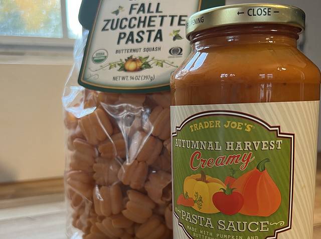 trader joes pasta sauce and pasta