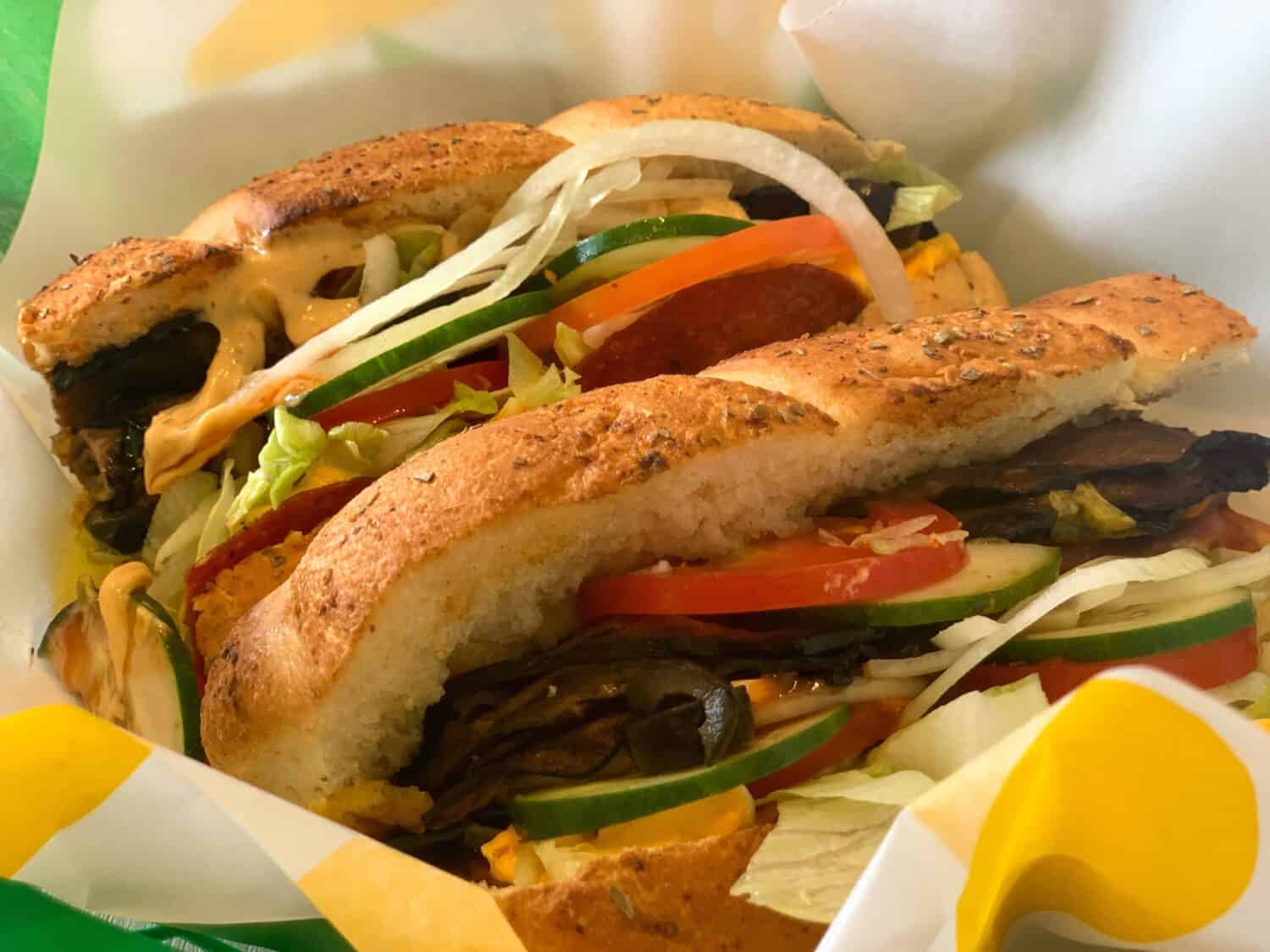 Subway menu – SLC menu