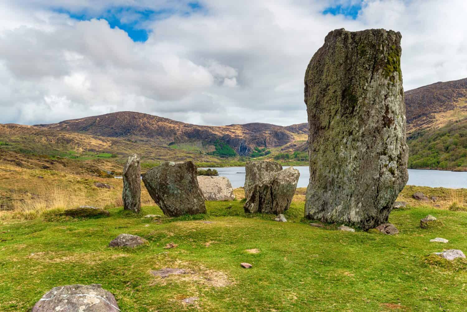 Uragh Stone circle on the  on the Beara Peninsula in County Kerry in Ireland
