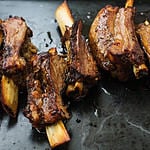 Beef Short Ribs. Shallow Depth of Field.