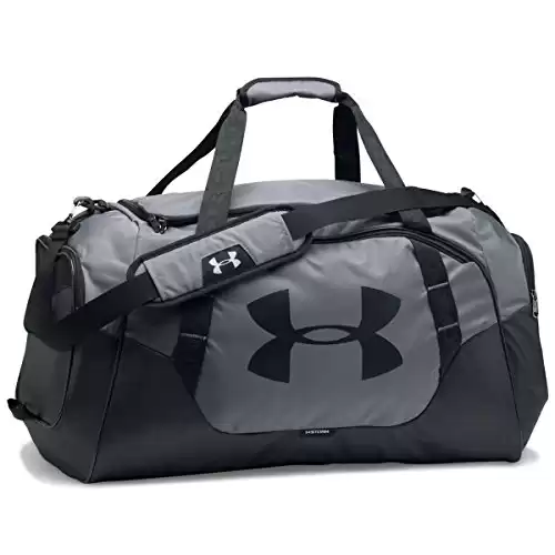 Under Armour Undeniable Duffle 3.0 Gym Bag , Graphite (040)/Black , Small