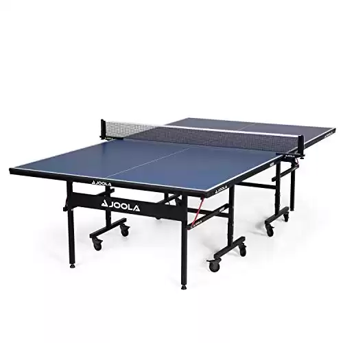 JOOLA Inside 15 Table, Inside -Professional MDF Indoor Tennis Table with Quick Clamp Ping Pong Net and Post Set - 10 Minute Easy Assembly - Ping Pong Table with Single Player Playback Mode @ The follo...