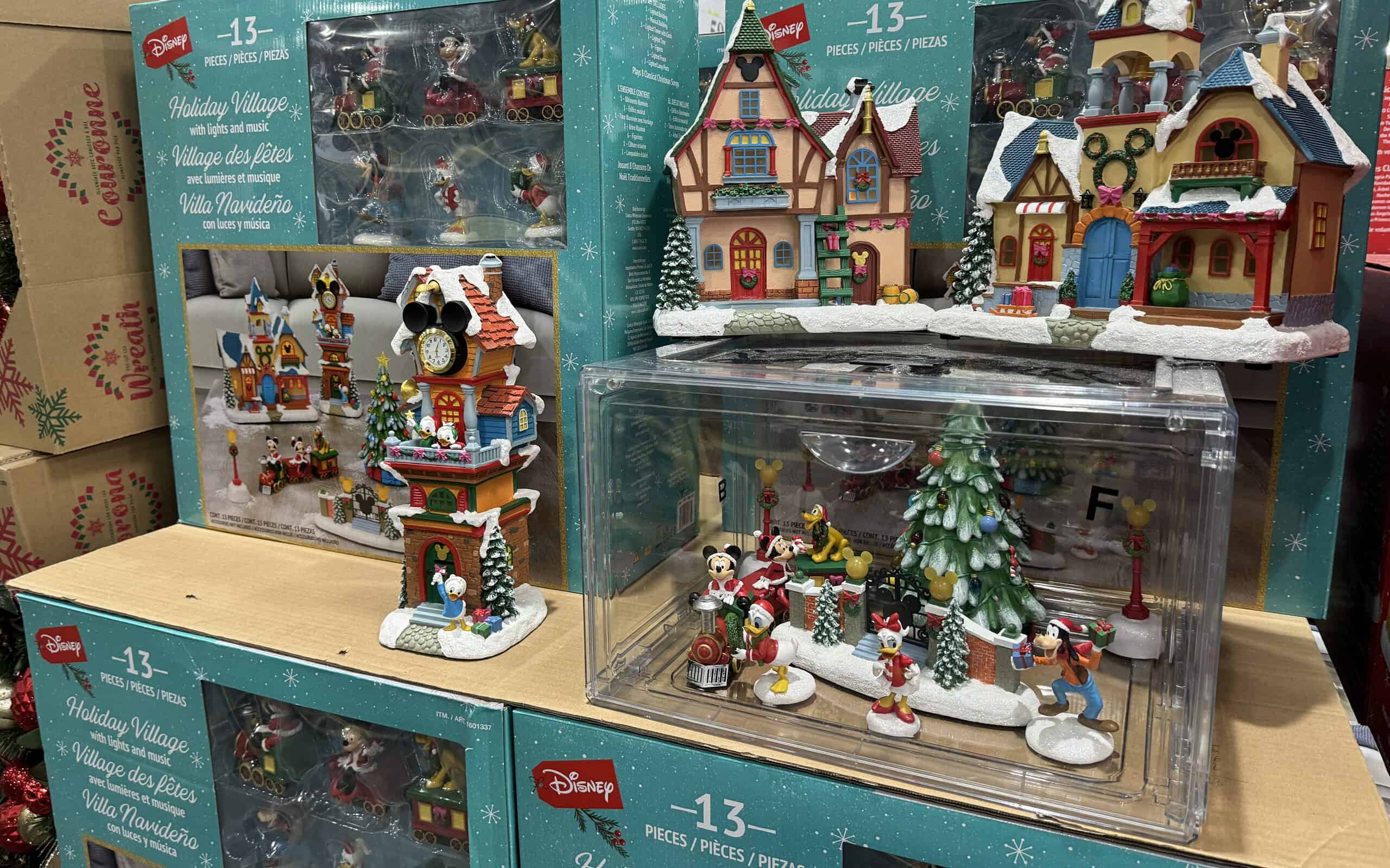 Disney Holiday Village 13 Piece Set