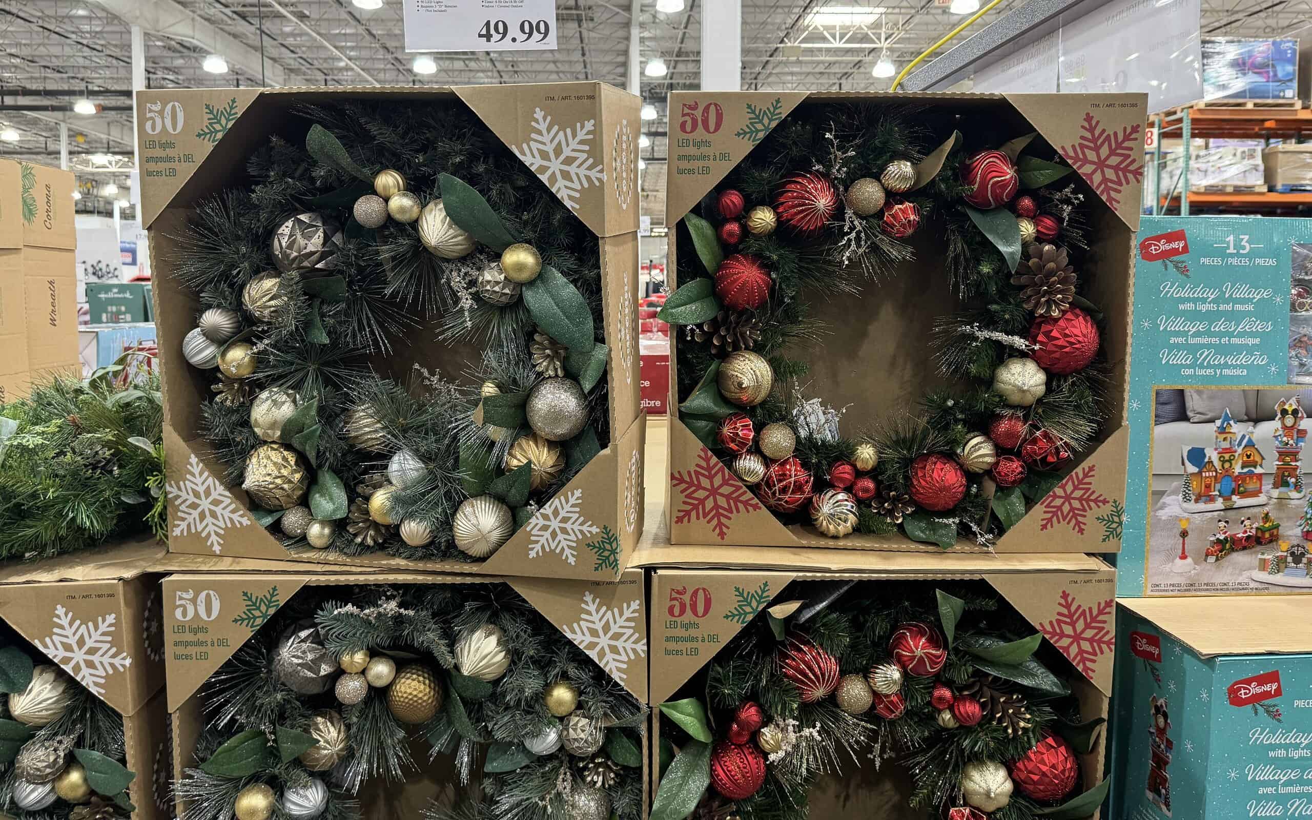 30 Inch Decorated Wreath at Costco