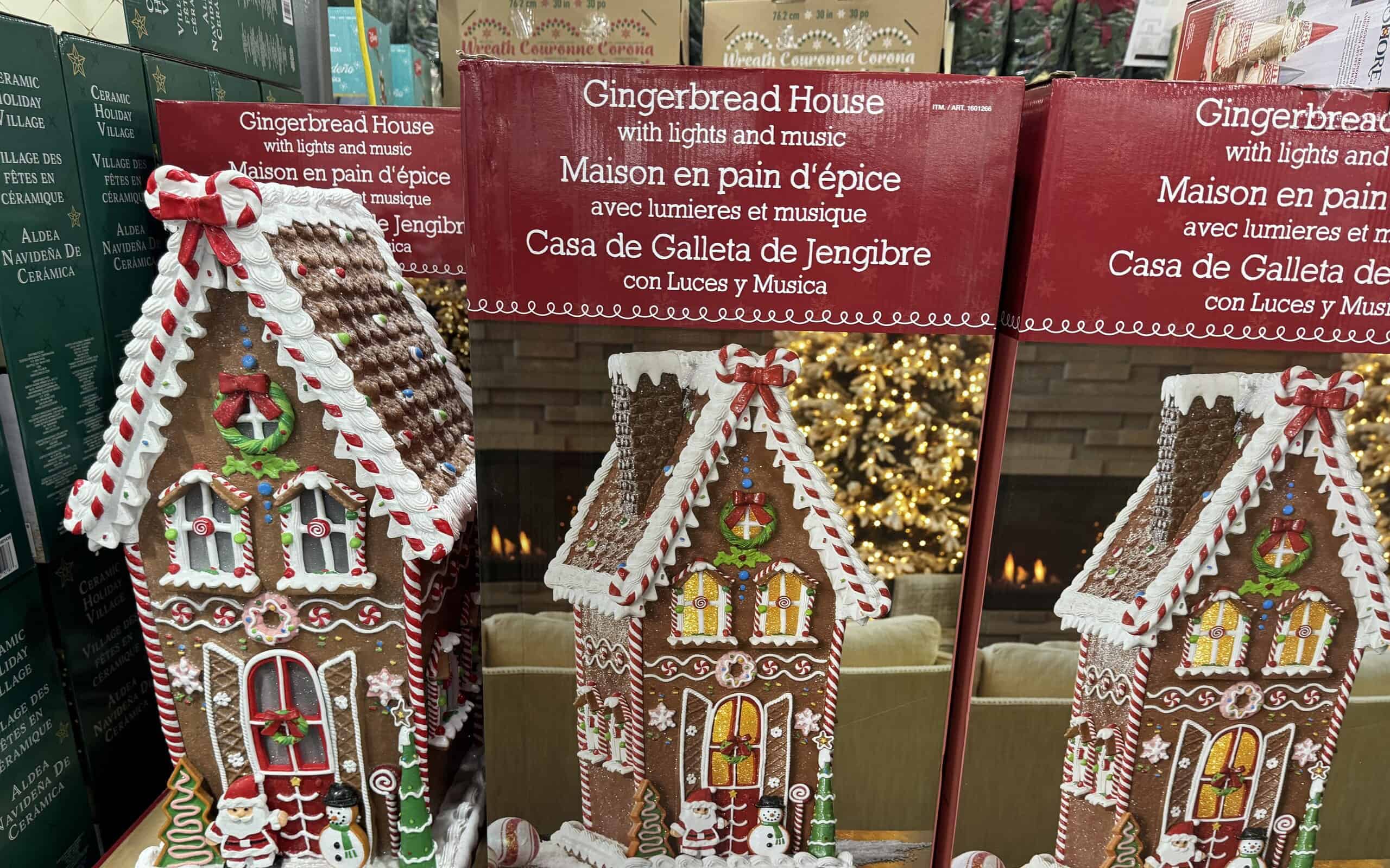 25" Gingerbread House