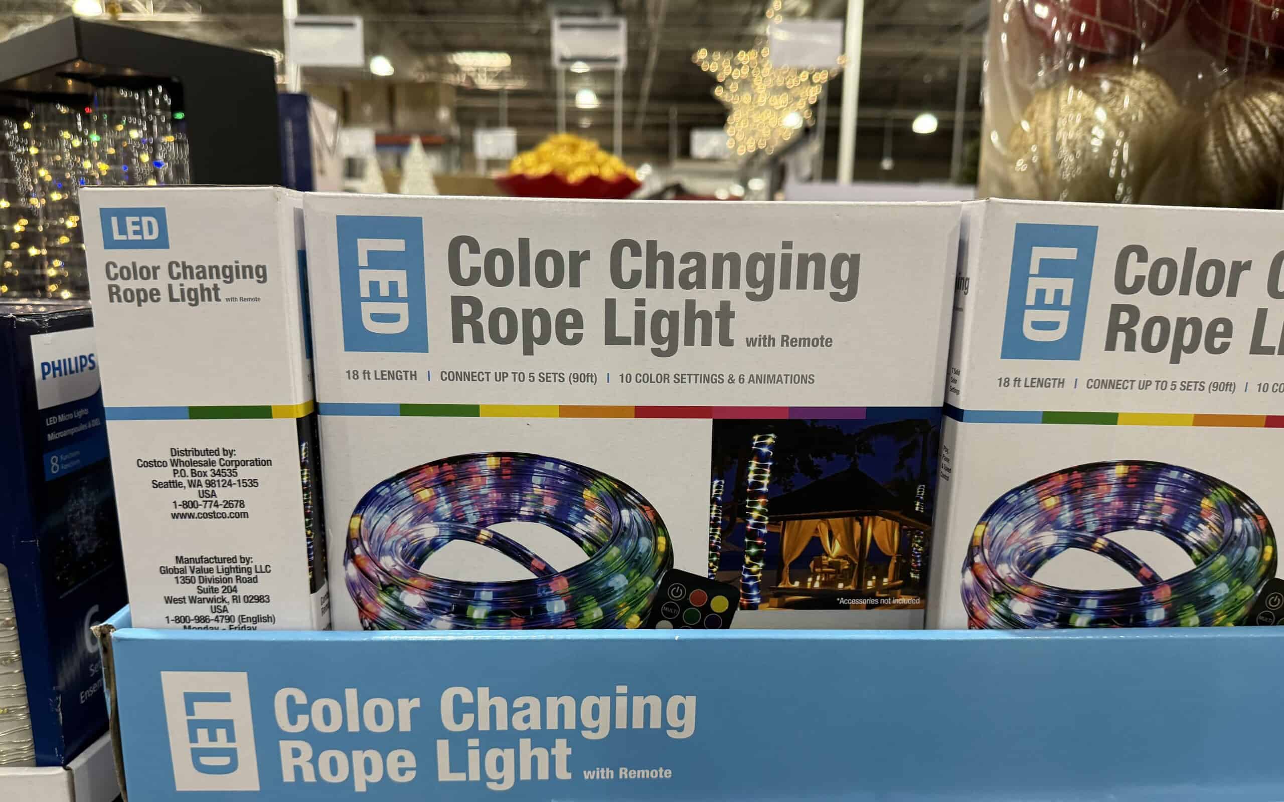 Color Changing Rope Light from Costco