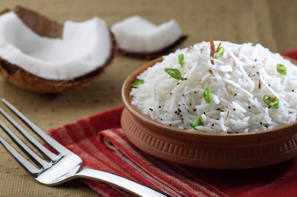 coconut rice,south indian food