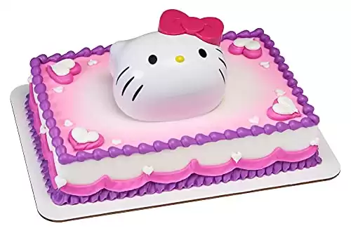 DecoSet® Hello Kitty Style Cake Topper