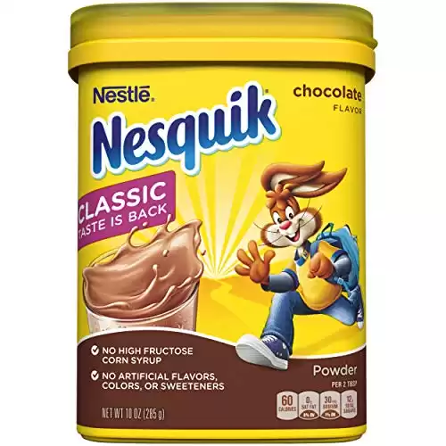 NESQUIK Chocolate Cocoa Powder, 9.3 Oz. Tub | Chocolate Milk Powder