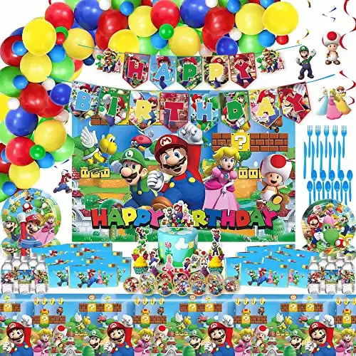 Mario Birthday Party Supplies