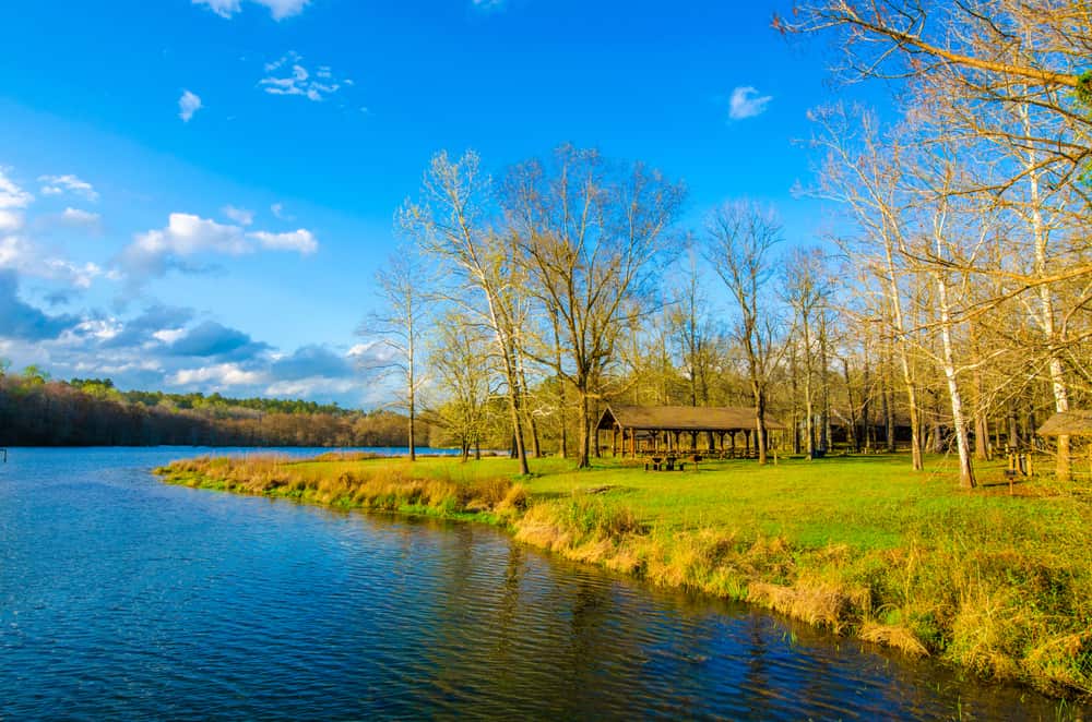 Wall Doxey State Park. Holly Springs, Mississippi State of US.