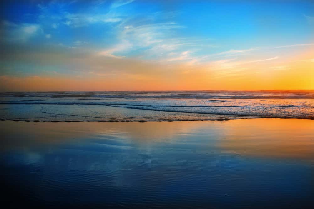 Summer sunsets on copalis beach