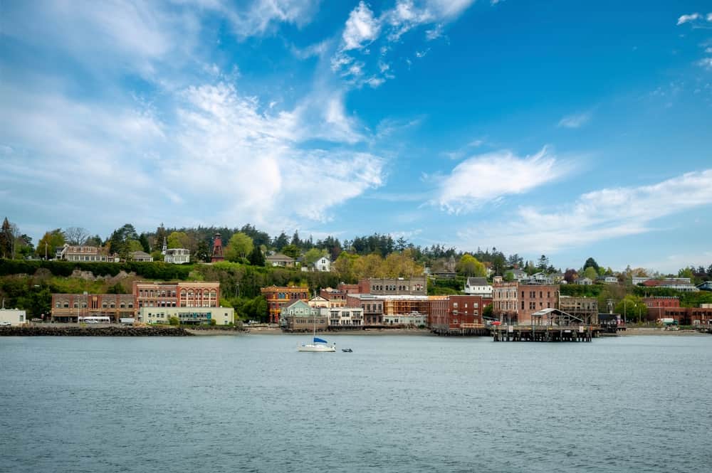 Port Townsend, Washington Historic District. One of the finest examples of a late 19th-century port town on the west coast and was designated a National Historic Landmark in 1977.