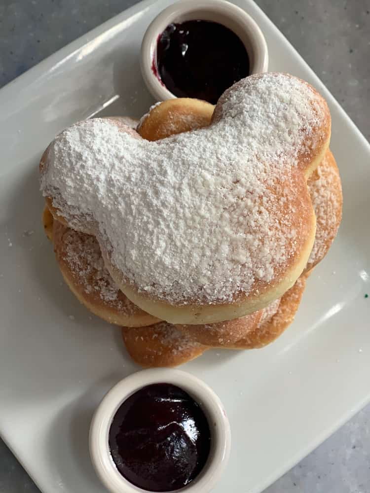 Mouse Ear Shaped Beignet Donut