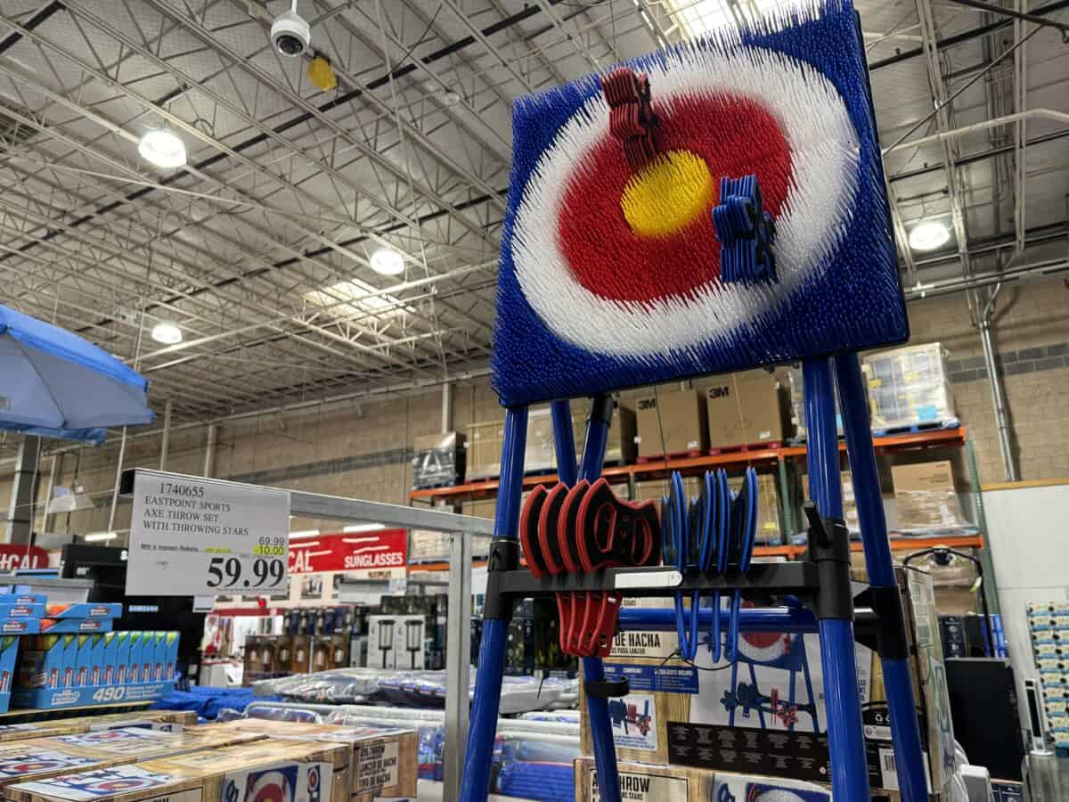 Eastpoint Sports Axe Throw Set with Throwing Stars at Costco